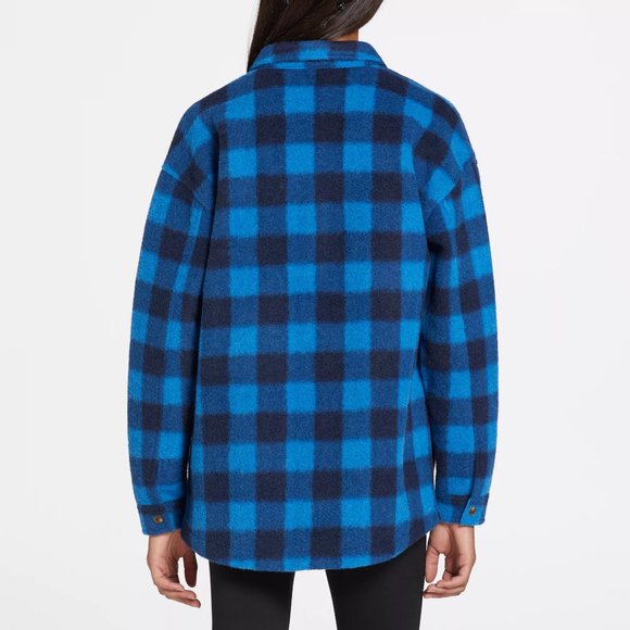 NWT DSG Girls' Plaid Shacket - Picture 8 of 9
